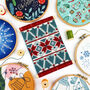 Bargello Tapestry Kit, Christmas Jumper Wall Hanging, thumbnail 8 of 8