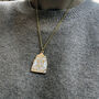 Gold Wolves Necklace, thumbnail 7 of 8