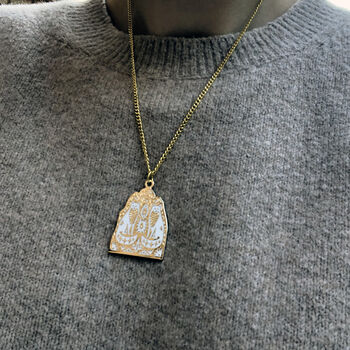 Gold Wolves Necklace, 7 of 8
