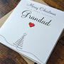Personalised Handmade Christmas Card For Special Grandfather, thumbnail 1 of 4