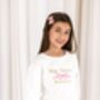 'Big Sister/Little Sister' Embroidered Bow Detail Sweatshirt, thumbnail 6 of 10