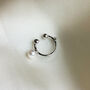 Sterling Silver Pearl And Crystal Ear Cuff, thumbnail 5 of 5