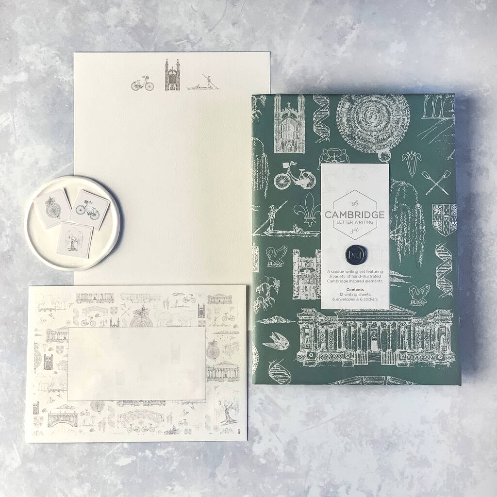 The Cambridge Collection Letter Writing Set By Sleepy Bee Studio