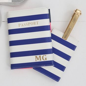 Personalised Passport Cover And Luggage Tag Set, 7 of 8