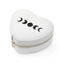 Lunar Phase White Heart Jewellery Case, thumbnail 8 of 11