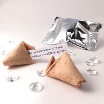 300 Personalised Wedding Fortune Cookie Wedding Favours, 4 of 11