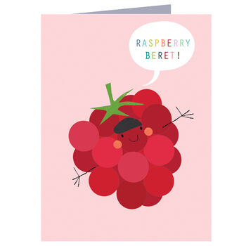 Mini Raspberry Beret Card, 2 of 5