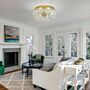 One Light Crystal LED Chandelier, thumbnail 2 of 12