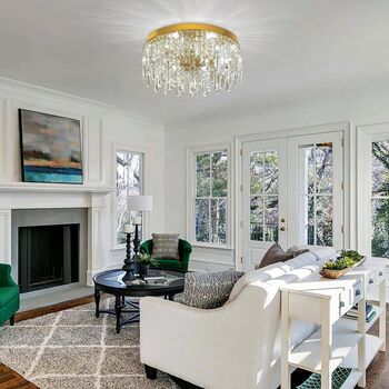 One Light Crystal LED Chandelier, 2 of 12