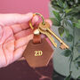 Personalised Hexagonal Keyring Gift For New Home, thumbnail 3 of 7