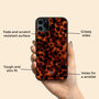 Tortoise Shell iPhone Case Personalised For iPhone 16 15 14 13 12 11 Se Pro Max, thumbnail 2 of 4
