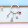 Personalised Microphone Keyring Singer Gift, thumbnail 5 of 10