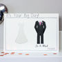 Personalised Bride And Groom Wedding Card, thumbnail 8 of 12