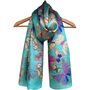 Large 'Beautiful Butterflies' Pure Silk Scarf, thumbnail 1 of 5