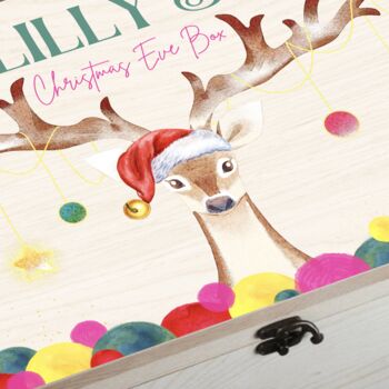 Personalised Reindeer Christmas Eve Box, 2 of 4