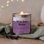 Witches Brew Wood Wick Autumnal Candle, thumbnail 5 of 7