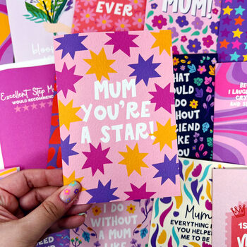 Mum Birthday Card 'Mum You're A Star', 5 of 5