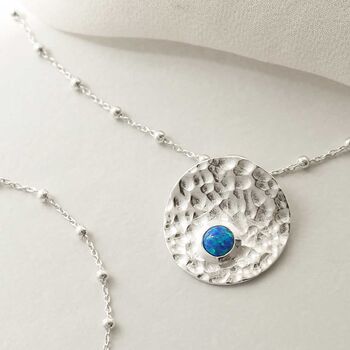 Sterling Silver Shimmering Gemstone Necklaces, 6 of 9