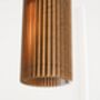 Mid Century Wood Pendant Light, thumbnail 5 of 7