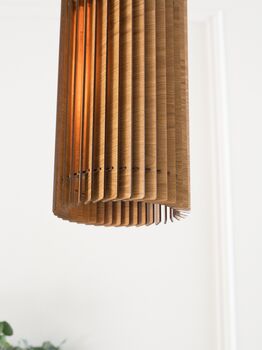 Mid Century Wood Pendant Light, 5 of 7