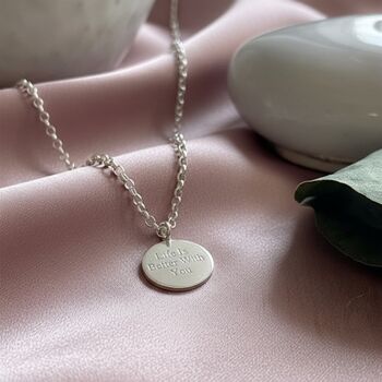 Life Is Better With You Charm Sterling Silver Necklace, 2 of 5