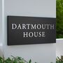 Personalised Large House Sign Three Lettering Colour Options, thumbnail 2 of 8