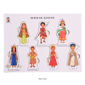 African Queens Wooden Small World Play Puzzle, 7 of 7