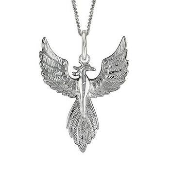 Sterling Silver Phoenix Necklace, 3 of 10