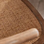 Vintage Wood And Rattan Dining Chair, thumbnail 4 of 5