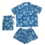 Women's Pyjamas In Organic Cotton, Ipanema Short Set, thumbnail 8 of 9