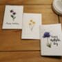 Plantable Wildflower Wedding Menu Cards, thumbnail 5 of 7