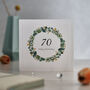 Stunning Handmade '70 Happy Birthday' Greeting Card, thumbnail 1 of 1