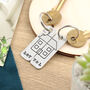 Couples New Home Gift Personalised Pair Of Keyrings, thumbnail 1 of 5