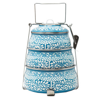 Hand Painted Indian Tiffin Lunch Box, 12 of 12
