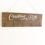 Personalised With Family Name Christmas Stocking Hanger, thumbnail 6 of 6