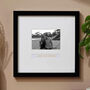 Personalised 50th Birthday Photo Frame With Gold Text, thumbnail 2 of 4
