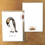 Emperor Penguin A6 Greetings Cards, thumbnail 3 of 7