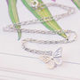 Sterling Silver Butterfly Necklace, thumbnail 1 of 11