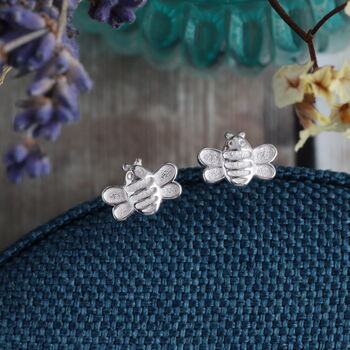 'You Are The Bee's Knees' Bees Earrings, 6 of 6