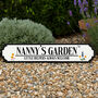 Personalised Floral Garden Sign For Home Decoration, thumbnail 1 of 6