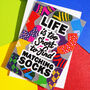 Odd Socks Wellbeing Greeting Card, thumbnail 1 of 3