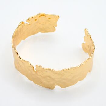 Chunky Gold Bangle Gift For Mum Statement Bracelet, 2 of 8