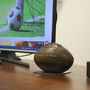 Personalised Antique Rugby Ball Trophy/Ornament, thumbnail 6 of 6