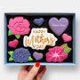 Personalised Mother's Day Floral Letterbox Iced Cookies, thumbnail 1 of 11