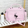 Ballerina With Stars Personalised Dance Bag, thumbnail 5 of 5