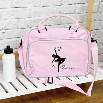 Ballerina With Stars Personalised Dance Bag, 5 of 5