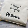 Personalised Name Merry Christmas Eve Sack, thumbnail 6 of 7
