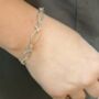 Silver Ladies Elegant Handmade Ichthus Bracelet, thumbnail 1 of 12