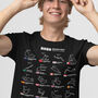 F1 Formula One 2025 / 2026 Calendar Track T Shirt Gift For Him, thumbnail 3 of 5