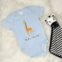 Hello World Giraffe Jungle Babygrow, thumbnail 1 of 10